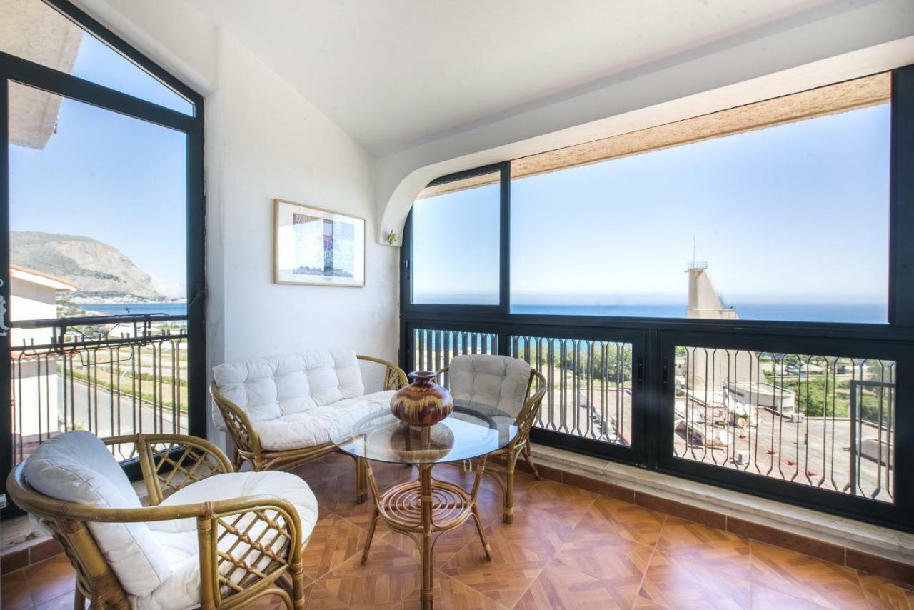 Casa Con Terrazza Sul Mare All'Addaura Палермо Екстериор снимка