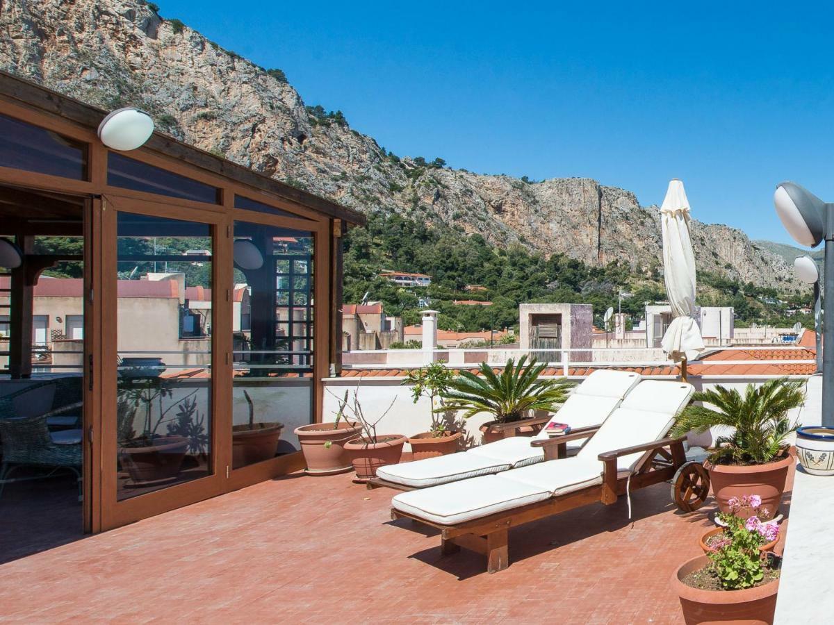 Casa Con Terrazza Sul Mare All'Addaura Палермо Екстериор снимка